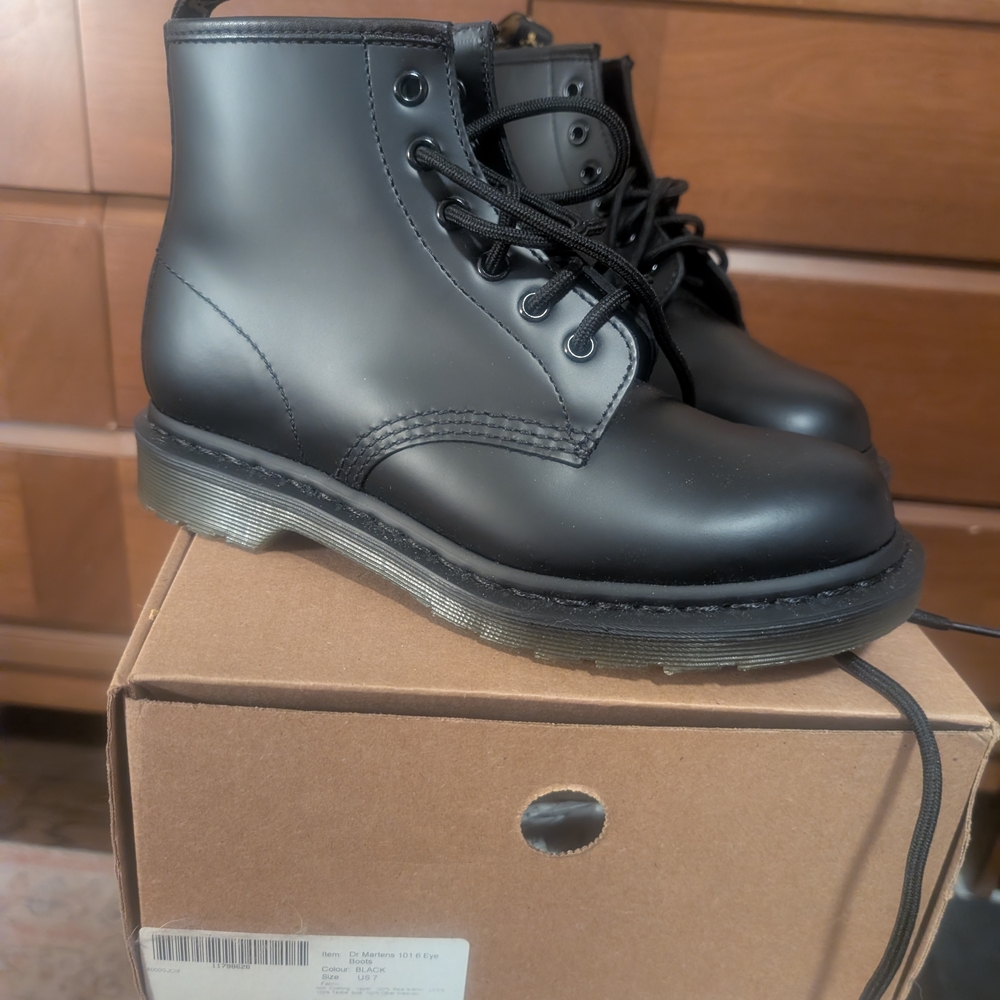 Dr. Martens Black Lace Up Boots